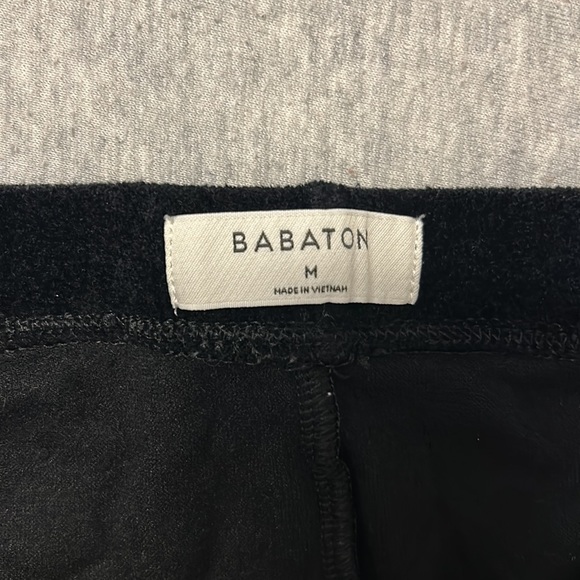 BABATON Black Velvet Skirt Size M - Picture 4 of 4